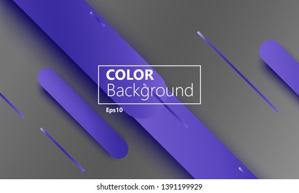 Geometric background. Material design. Minimal abstract cover. Creative colorful wallpaper. Trendy gradient poster. Vector illustration.