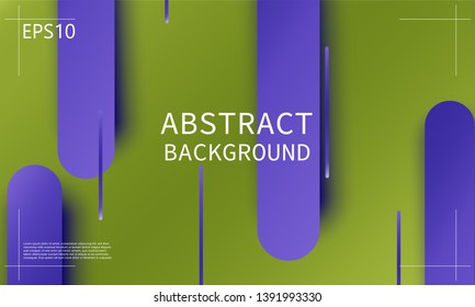 Geometric background. Material design. Minimal abstract cover. Creative colorful wallpaper. Trendy gradient poster. Vector illustration.