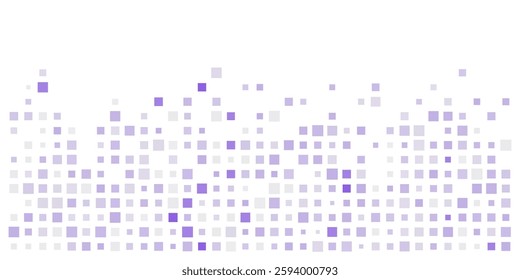 Geometric background material made up of purple squares
