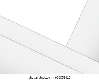 Geometric background, material background style, paper overlap and shadow, copy space for insert texts, vector illustration