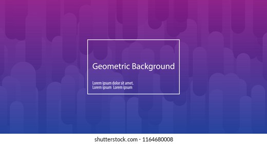 Geometric background. Minimal abstract cover design. Creative colorful wallpaper. Trendy gradient poster. Vector illustration.