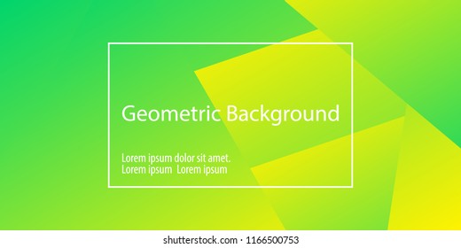 Geometric background. Minimal abstract cover design. Creative colorful wallpaper. Trendy gradient poster. Vector illustration.