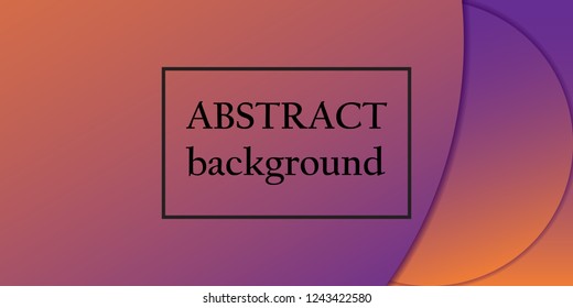 Geometric background. Minimal abstract cover design. Creative colorful wallpaper. Trendy gradient poster. Vector illustration.