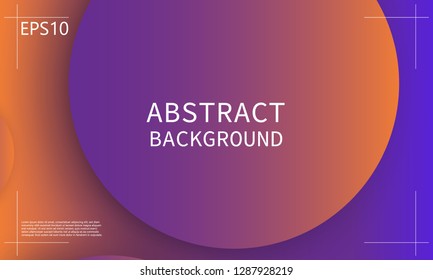 Geometric background. Minimal abstract cover design. Creative colorful wallpaper. Trendy gradient poster. Vector illustration.