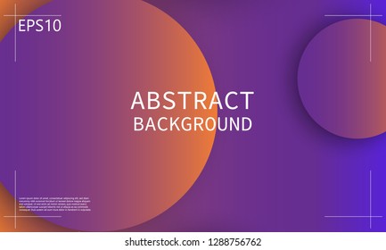 Geometric background. Minimal abstract cover design. Creative colorful wallpaper. Trendy gradient poster. Vector illustration.