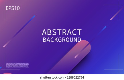Geometric background. Minimal abstract cover design. Creative colorful wallpaper. Trendy gradient poster. Vector illustration.