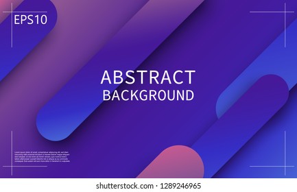 Geometric background. Minimal abstract cover design. Creative colorful wallpaper. Trendy gradient poster. Vector illustration.