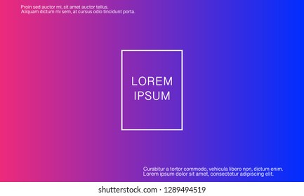 Geometric background. Minimal abstract cover design. Creative colorful wallpaper. Trendy gradient poster. Vector illustration.