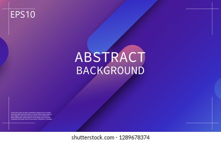 Geometric background. Minimal abstract cover design. Creative colorful wallpaper. Trendy gradient poster. Vector illustration.