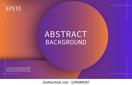 Geometric background. Minimal abstract cover design. Creative colorful wallpaper. Trendy gradient poster. Vector illustration.