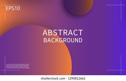 Geometric background. Minimal abstract cover design. Creative colorful wallpaper. Trendy gradient poster. Vector illustration.