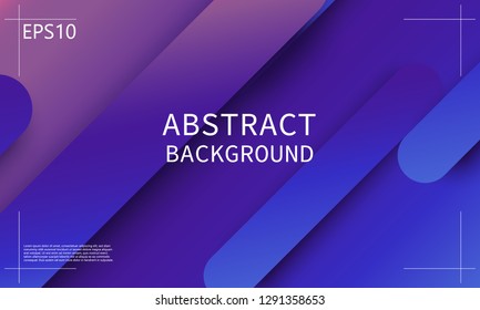 Geometric background. Minimal abstract cover design. Creative colorful wallpaper. Trendy gradient poster. Vector illustration.