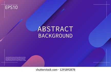 Geometric background. Minimal abstract cover design. Creative colorful wallpaper. Trendy gradient poster. Vector illustration.