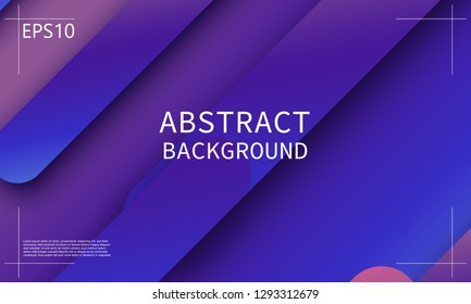 Geometric background. Minimal abstract cover design. Creative colorful wallpaper. Trendy gradient poster. Vector illustration.