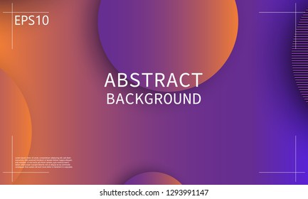 Geometric background. Minimal abstract cover design. Creative colorful wallpaper. Trendy gradient poster. Vector illustration.