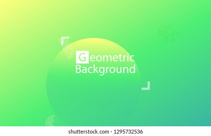 Geometric background. Minimal abstract cover design. Creative colorful wallpaper. Trendy gradient poster. Vector illustration.