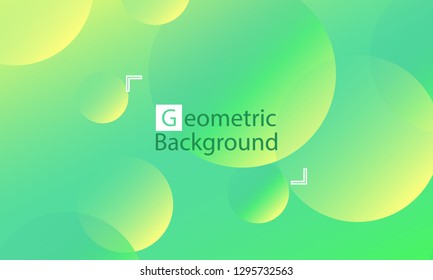 Geometric background. Minimal abstract cover design. Creative colorful wallpaper. Trendy gradient poster. Vector illustration.