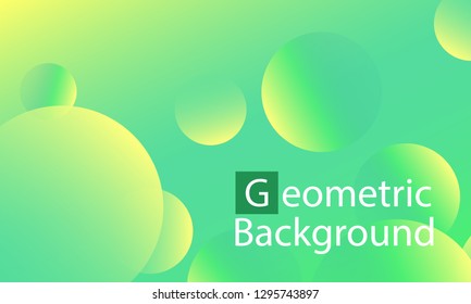Geometric background. Minimal abstract cover design. Creative colorful wallpaper. Trendy gradient poster. Vector illustration.