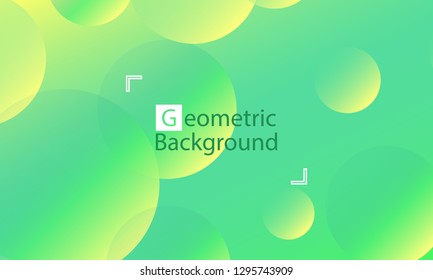 Geometric background. Minimal abstract cover design. Creative colorful wallpaper. Trendy gradient poster. Vector illustration.
