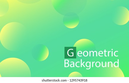 Geometric background. Minimal abstract cover design. Creative colorful wallpaper. Trendy gradient poster. Vector illustration.