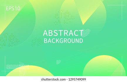 Geometric background. Minimal abstract cover design. Creative colorful wallpaper. Trendy gradient poster. Vector illustration.
