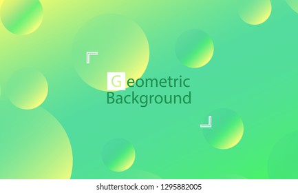 Geometric background. Minimal abstract cover design. Creative colorful wallpaper. Trendy gradient poster. Vector illustration.
