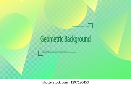 Geometric background. Minimal abstract cover design. Creative colorful wallpaper. Trendy gradient poster. Vector illustration.