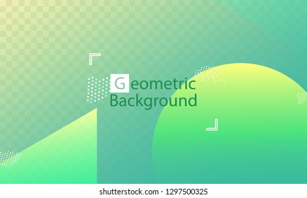 Geometric background. Minimal abstract cover design. Creative colorful wallpaper. Trendy gradient poster. Vector illustration.
