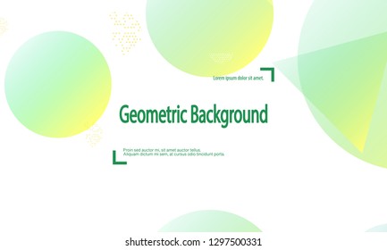 Geometric background. Minimal abstract cover design. Creative colorful wallpaper. Trendy gradient poster. Vector illustration.