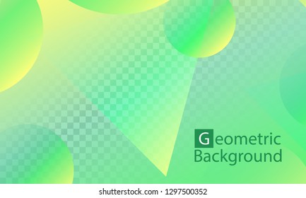 Geometric background. Minimal abstract cover design. Creative colorful wallpaper. Trendy gradient poster. Vector illustration.