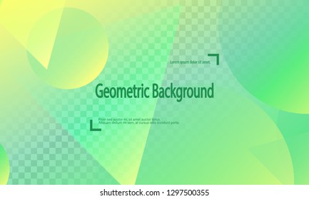 Geometric background. Minimal abstract cover design. Creative colorful wallpaper. Trendy gradient poster. Vector illustration.