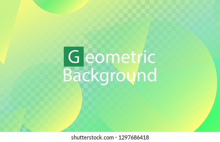 Geometric background. Minimal abstract cover design. Creative colorful wallpaper. Trendy gradient poster. Vector illustration.