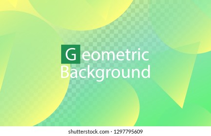 Geometric background. Minimal abstract cover design. Creative colorful wallpaper. Trendy gradient poster. Vector illustration.