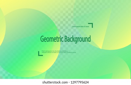 Geometric background. Minimal abstract cover design. Creative colorful wallpaper. Trendy gradient poster. Vector illustration.