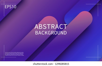 Geometric background. Minimal abstract cover design. Creative colorful wallpaper. Trendy gradient poster. Vector illustration.