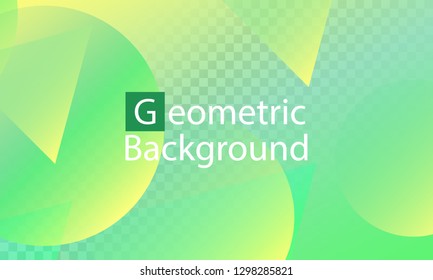 Geometric background. Minimal abstract cover design. Creative colorful wallpaper. Trendy gradient poster. Vector illustration.