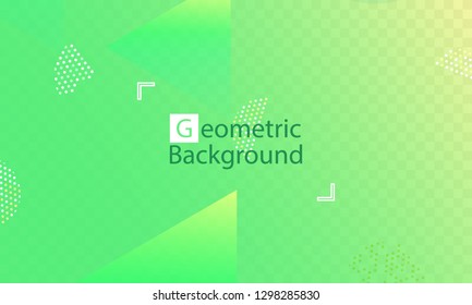 Geometric background. Minimal abstract cover design. Creative colorful wallpaper. Trendy gradient poster. Vector illustration.