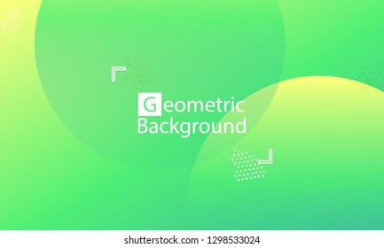 Geometric background. Minimal abstract cover design. Creative colorful wallpaper. Trendy gradient poster. Vector illustration.