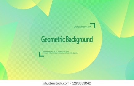 Geometric background. Minimal abstract cover design. Creative colorful wallpaper. Trendy gradient poster. Vector illustration.