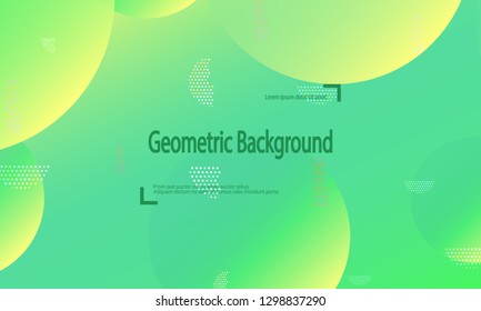 Geometric background. Minimal abstract cover design. Creative colorful wallpaper. Trendy gradient poster. Vector illustration.