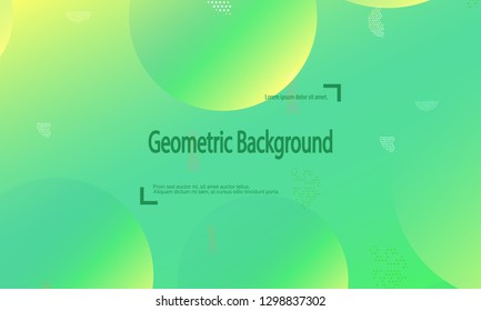 Geometric background. Minimal abstract cover design. Creative colorful wallpaper. Trendy gradient poster. Vector illustration.