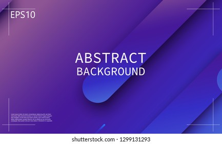Geometric background. Minimal abstract cover design. Creative colorful wallpaper. Trendy gradient poster. Vector illustration.