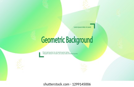 Geometric background. Minimal abstract cover design. Creative colorful wallpaper. Trendy gradient poster. Vector illustration.