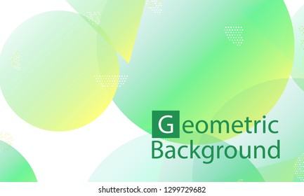 Geometric background. Minimal abstract cover design. Creative colorful wallpaper. Trendy gradient poster. Vector illustration.