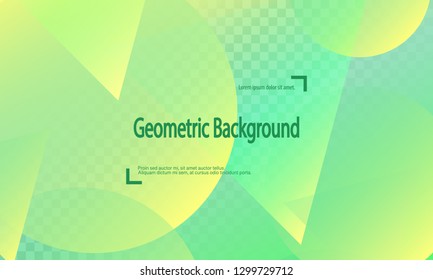 Geometric background. Minimal abstract cover design. Creative colorful wallpaper. Trendy gradient poster. Vector illustration.