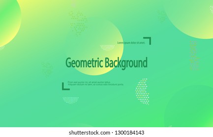 Geometric background. Minimal abstract cover design. Creative colorful wallpaper. Trendy gradient poster. Vector illustration.
