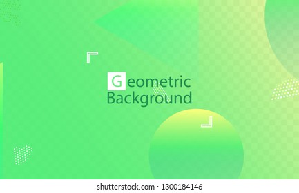 Geometric background. Minimal abstract cover design. Creative colorful wallpaper. Trendy gradient poster. Vector illustration.