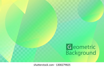 Geometric background. Minimal abstract cover design. Creative colorful wallpaper. Trendy gradient poster. Vector illustration.