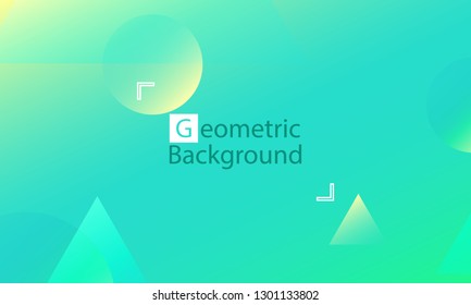 Geometric background. Minimal abstract cover design. Creative colorful wallpaper. Trendy gradient poster. Vector illustration.