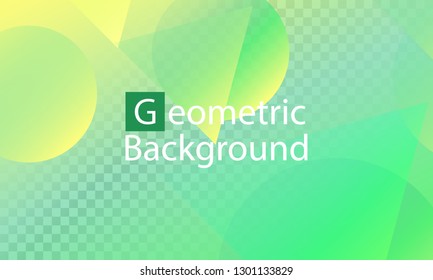 Geometric background. Minimal abstract cover design. Creative colorful wallpaper. Trendy gradient poster. Vector illustration.